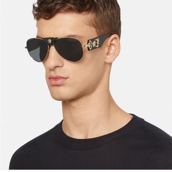 Versace Medusa Baroque Sunglasses - Picture 12 of 12